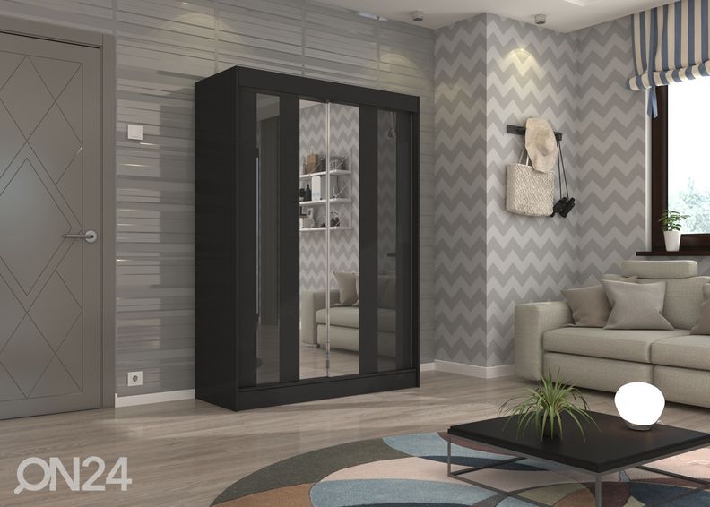 Liukuovikaappi Olivia III 150 cm kuvasuurennos