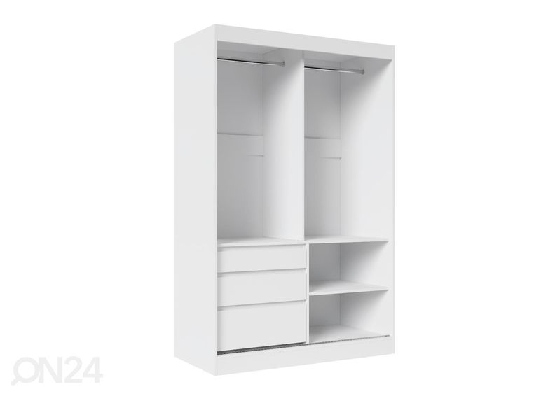 Liukuovikaappi peilillä Haines 140 cm kuvasuurennos