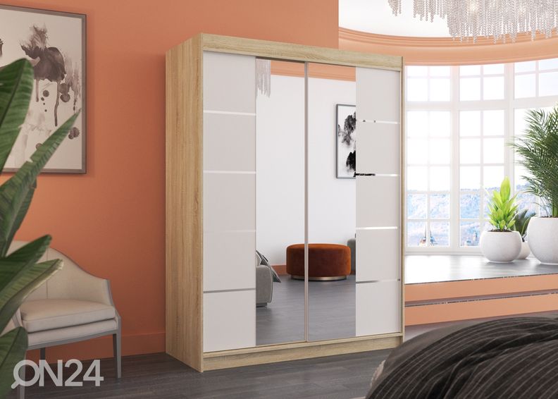 Liukuovikaappi Pella 150 cm kuvasuurennos