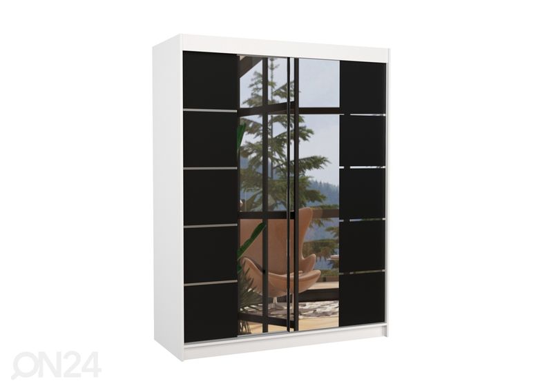 Liukuovikaappi Pella 150 cm kuvasuurennos