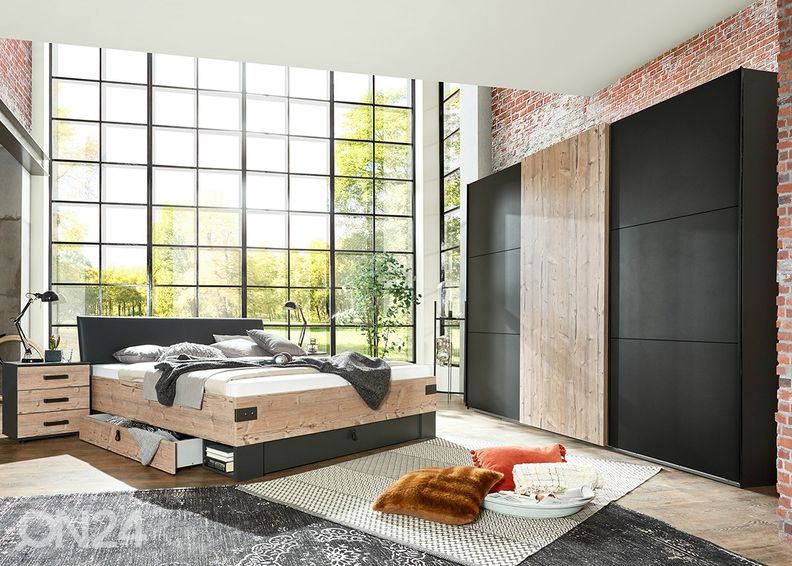 Liukuovikaappi Portfield h236x250 cm kuvasuurennos