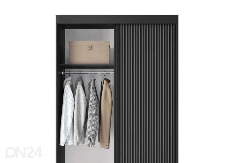 Liukuovikaappi Prescco 120 cm kuvasuurennos