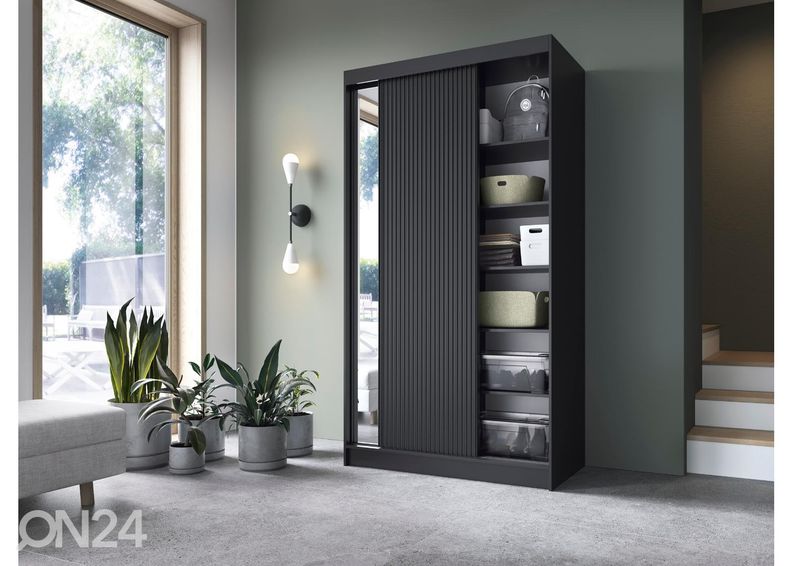 Liukuovikaappi Prescco 120 cm kuvasuurennos