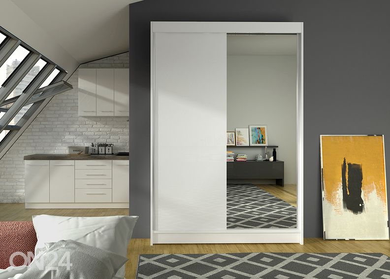 Liukuovikaappi Reine 120 cm kuvasuurennos