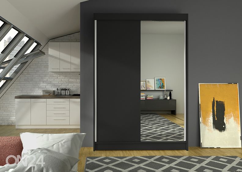 Liukuovikaappi Reine 120 cm kuvasuurennos