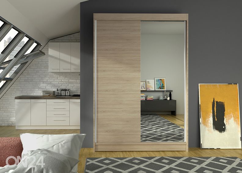 Liukuovikaappi Reine 120 cm kuvasuurennos