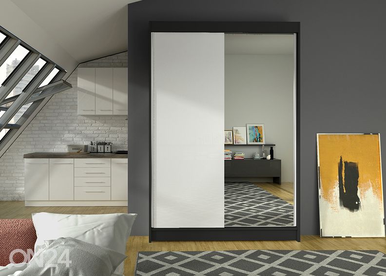 Liukuovikaappi Reine 120 cm kuvasuurennos