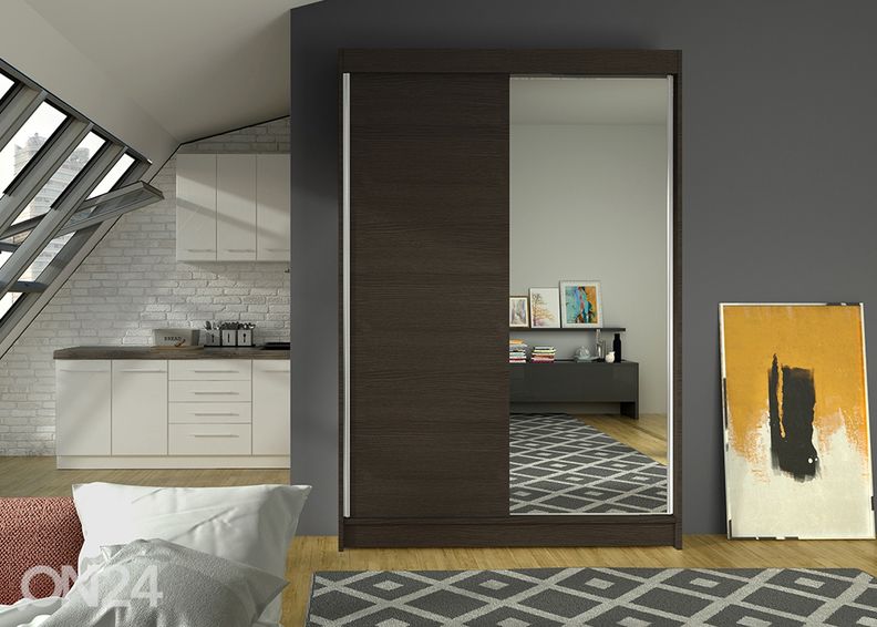 Liukuovikaappi Reine 120 cm kuvasuurennos