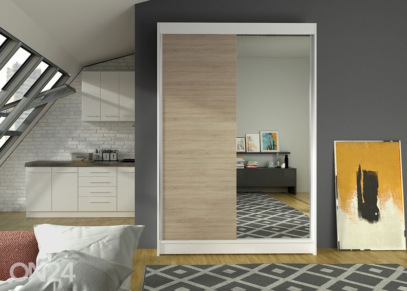 Liukuovikaappi Reine 120 cm kuvasuurennos