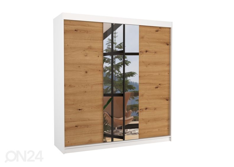 Liukuovikaappi Susana II 200 cm kuvasuurennos