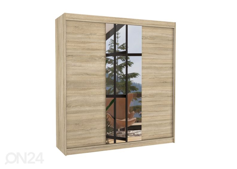 Liukuovikaappi Susana II 200 cm kuvasuurennos