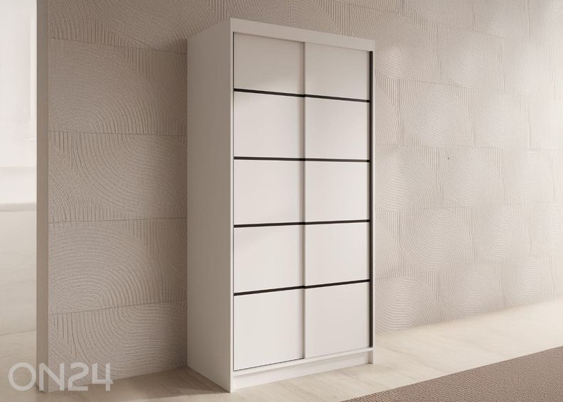 Liukuovikaappi Valle 100 cm kuvasuurennos