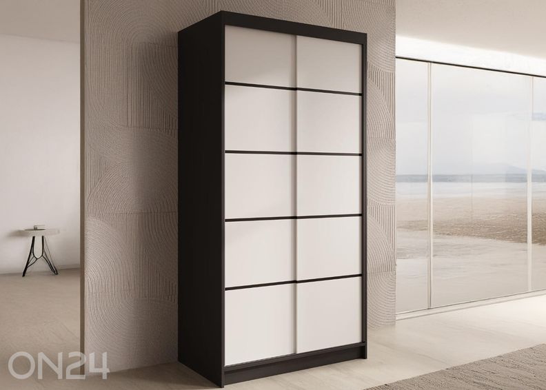 Liukuovikaappi Valle 100 cm kuvasuurennos