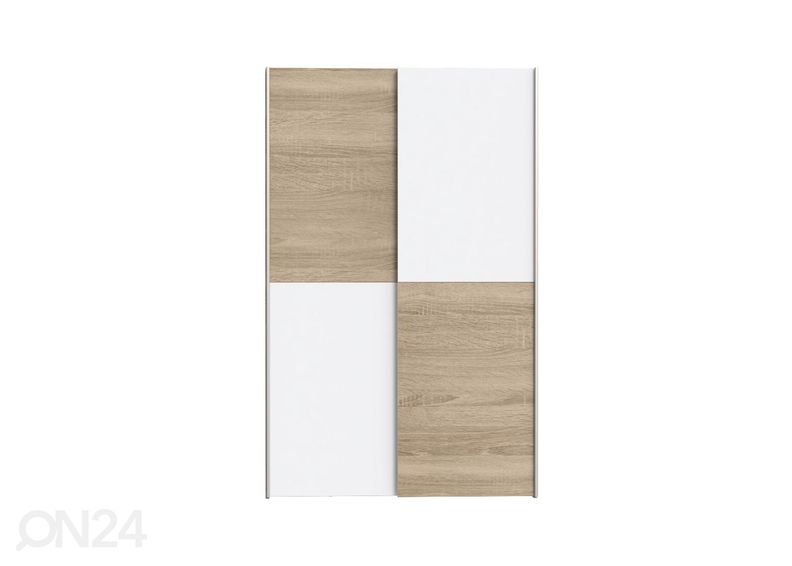 Liukuovinen vaatekaappi Willis 120 cm kuvasuurennos