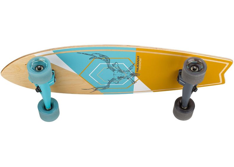 Longboard Fishtail Stag Skull Nijdam kuvasuurennos