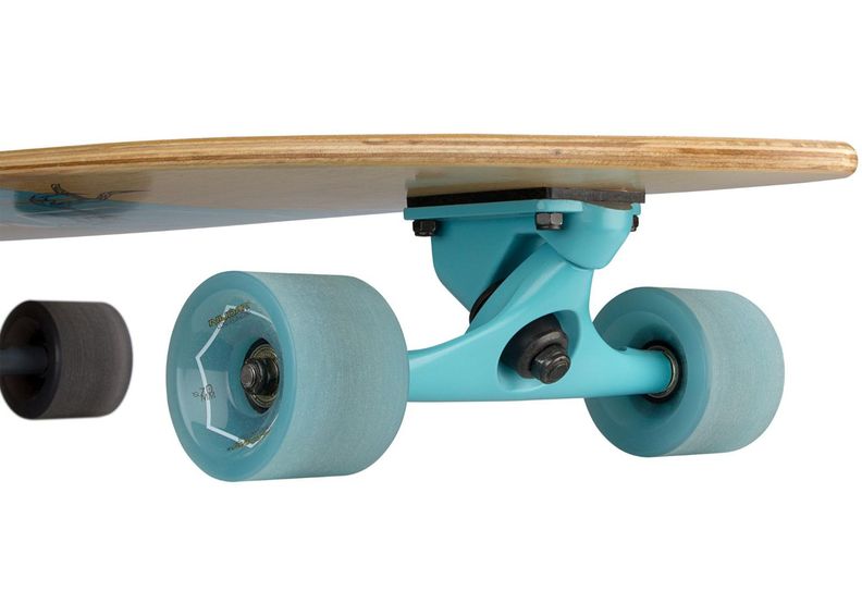 Longboard Fishtail Stag Skull Nijdam kuvasuurennos