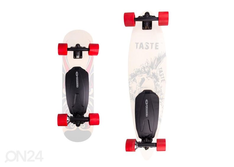 Longboardi moottoripakkaus renkailla Wheelero kuvasuurennos