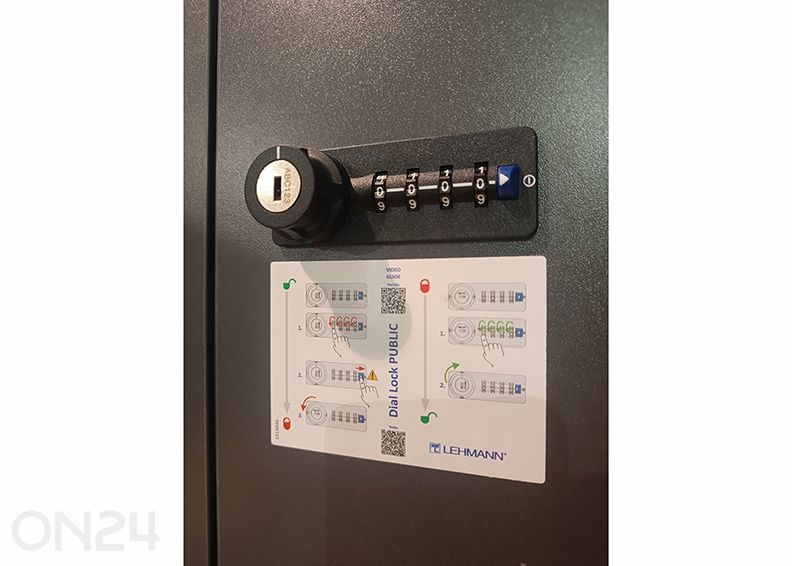 Lukittava kaappi Locked, 2 kpl kuvasuurennos