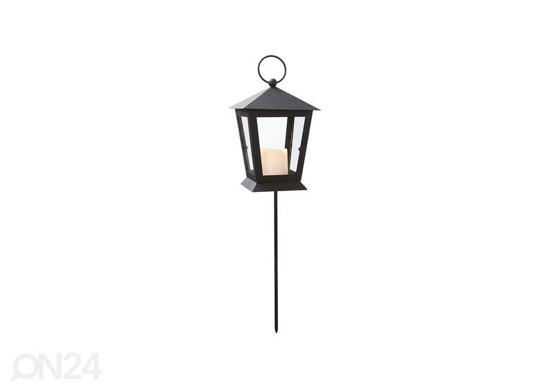 Lyhty Serene musta kuvasuurennos