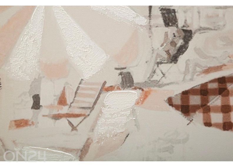 Maalaus Beach, 80x120 cm kuvasuurennos