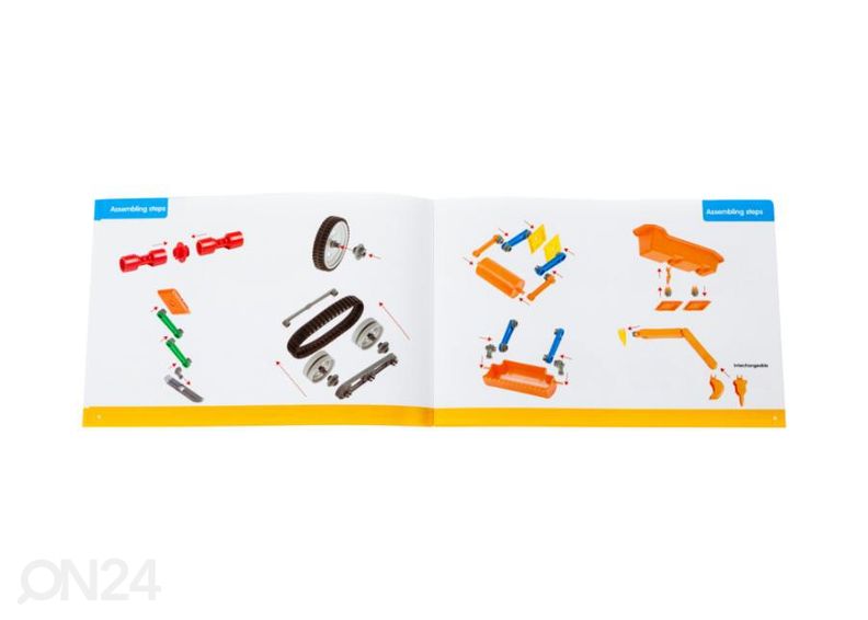 Magneetti rakennussarja Työkoneet 162 kpl Magical Magnet kuvasuurennos