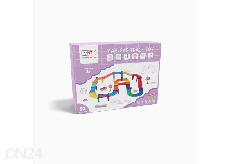 Magneettipalikat MNTL autorata, 52 osaa kuvasuurennos