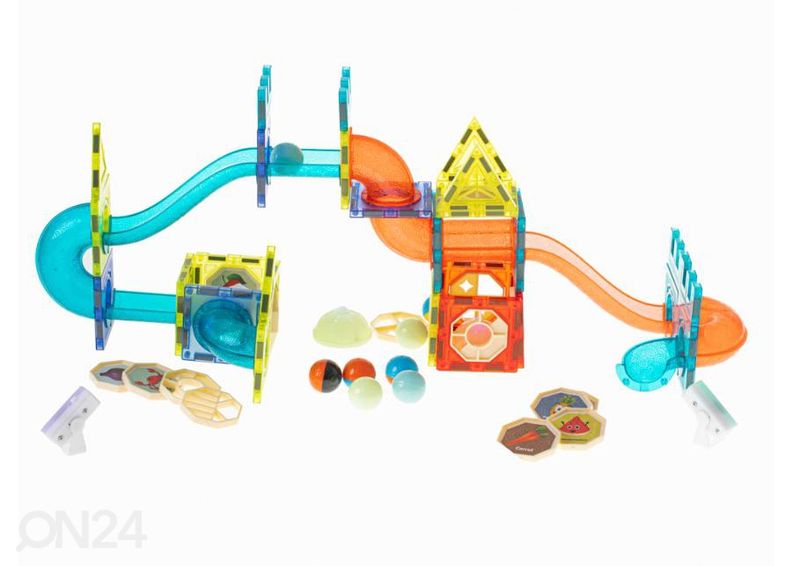 Magneettipalikoiden kuularata 75 kpl kuvasuurennos