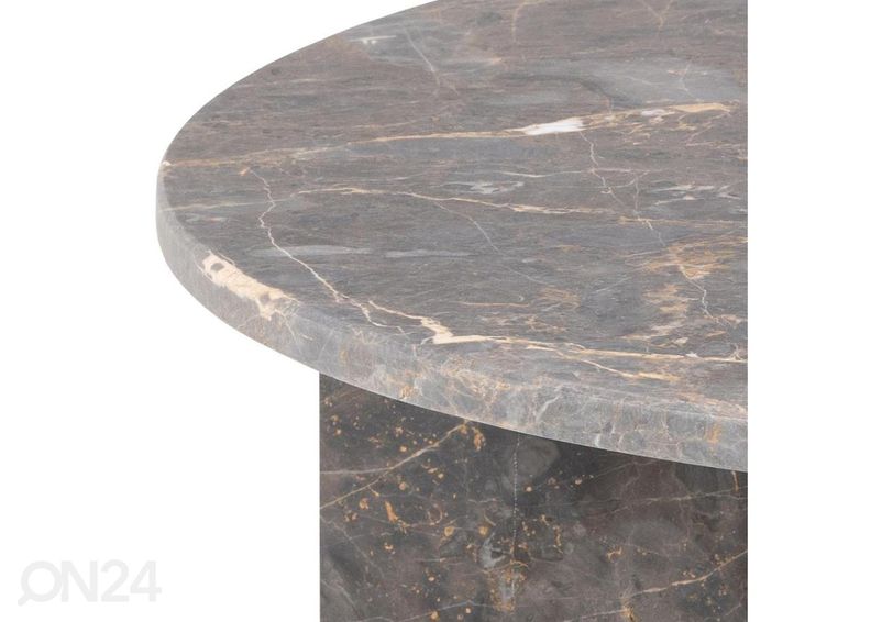 Marmori sohvapöytä Victoria Ø90 cm kuvasuurennos