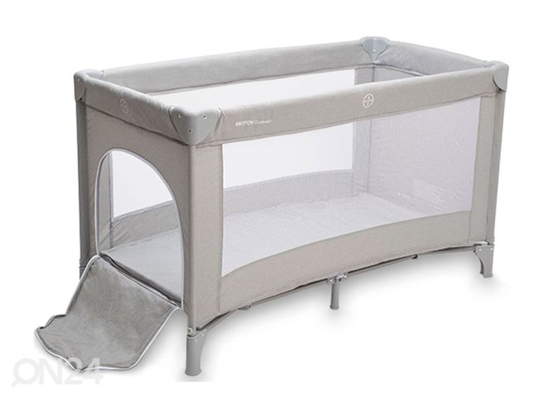 Matkasänky Britton Compact, kristallinharmaa kuvasuurennos