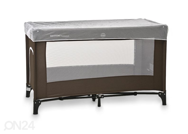 Matkasänky Britton Compact, tummanruskea kuvasuurennos