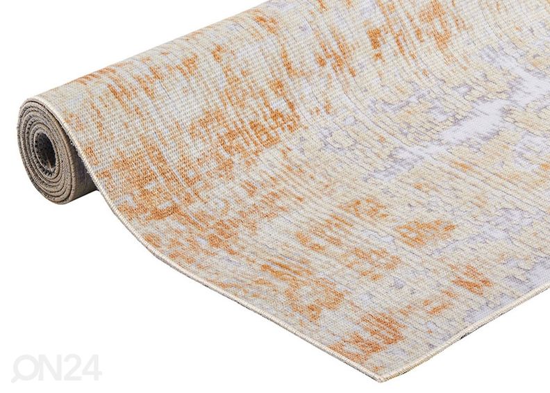 Matto Abstract Grey Ochre kuvasuurennos