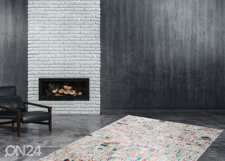 Matto aitoa nahkaa 80x150 cm kuvasuurennos