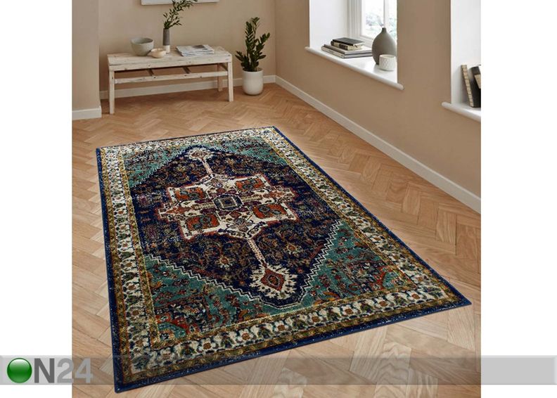 Matto Ashley Blue 180x270 cm kuvasuurennos