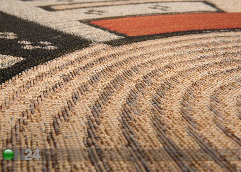 Matto Aurora Ø 100 cm kuvasuurennos