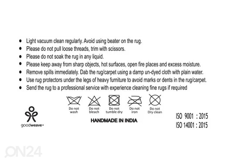 Matto Bengaluru 200x300 cm kuvasuurennos