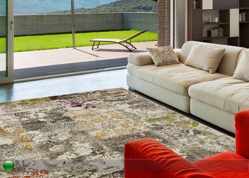 Matto Boho Patchwork Multi 180x270 cm kuvasuurennos