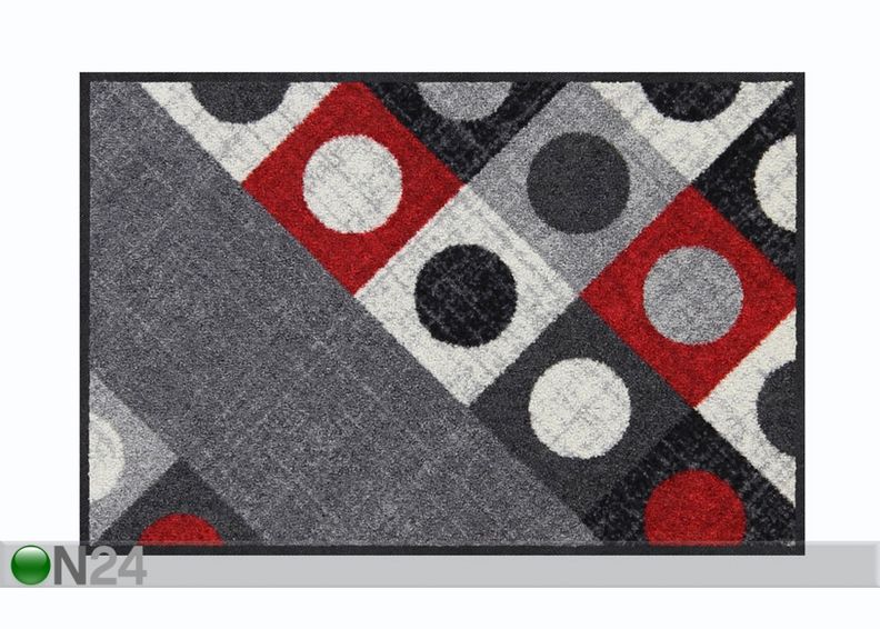 Matto Boules red 50x75 cm kuvasuurennos