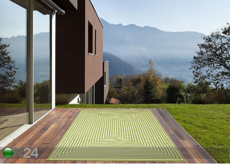 Matto Braid Green 200x285 cm kuvasuurennos