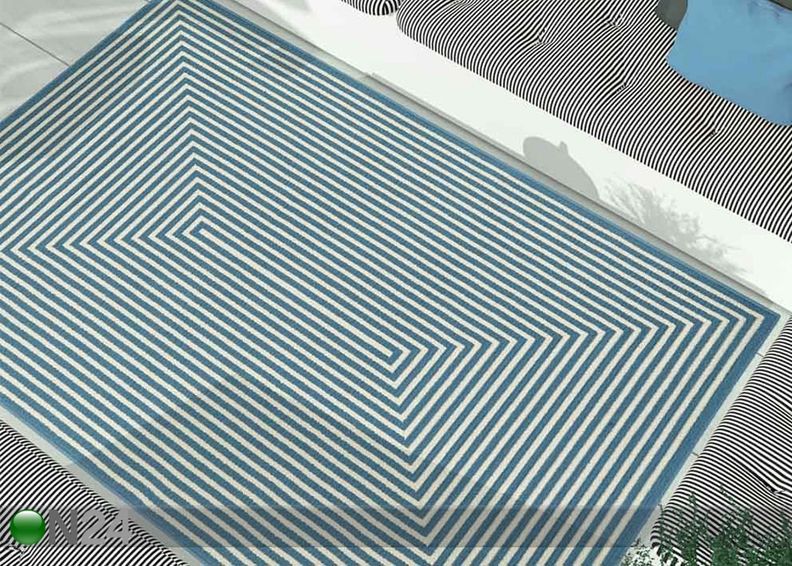 Matto Braid Light Blue 200x285 cm kuvasuurennos