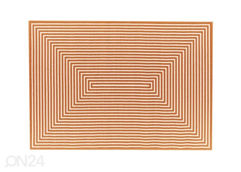 Matto Braid Orange 200x285 cm kuvasuurennos