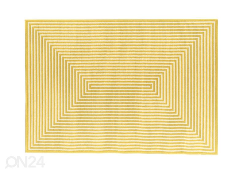 Matto Braid Yellow 160x230 cm kuvasuurennos