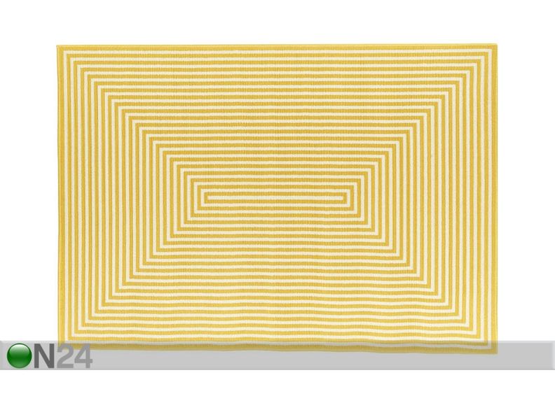 Matto Braid Yellow 200x285 cm kuvasuurennos