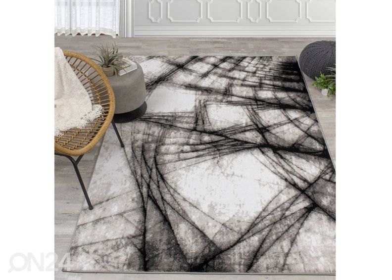 Matto Broadway Grey 120x170 cm kuvasuurennos