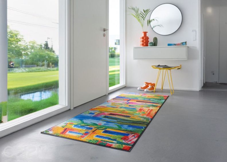 Matto Casas de Colores, 75x190 cm kuvasuurennos