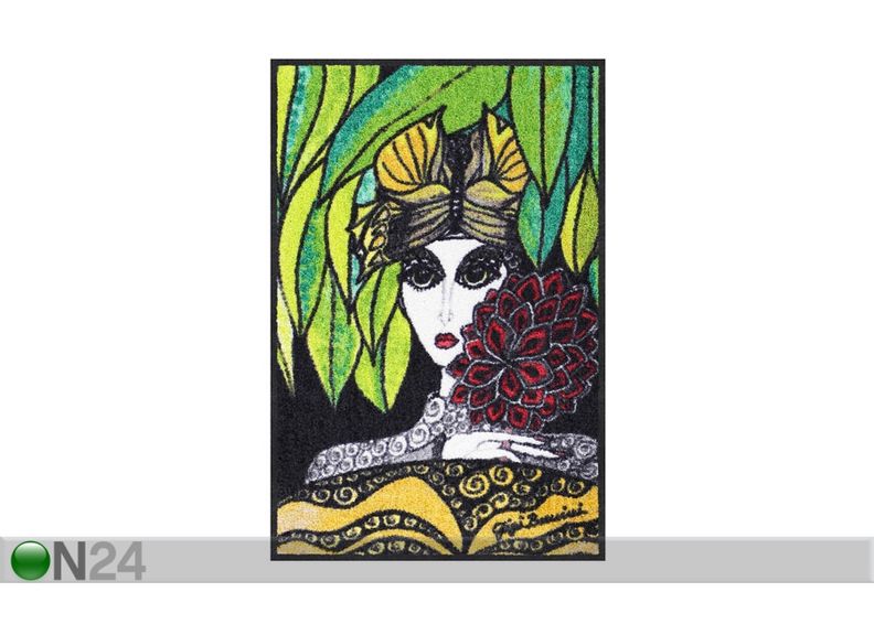 Matto DONNA CON FIORI 50x75 cm kuvasuurennos