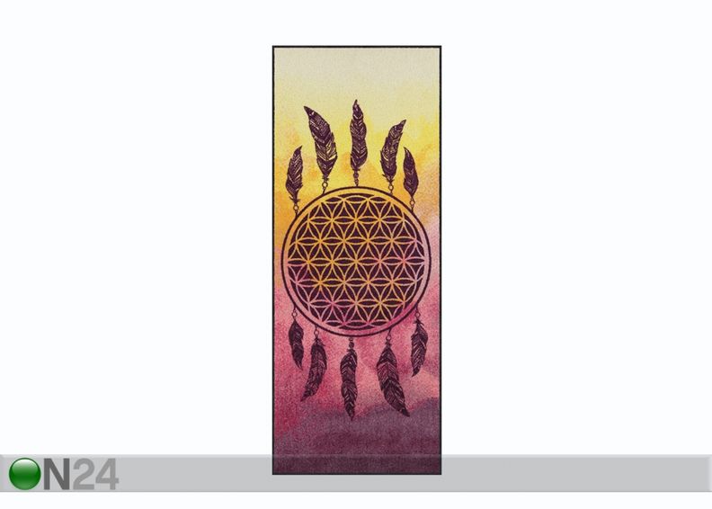 Matto Dreamcatcher pink 75x190 cm kuvasuurennos