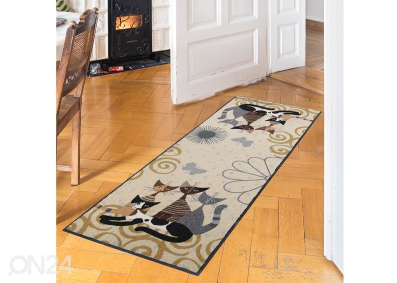 Matto Fantasia di Gatti 75x190 cm kuvasuurennos