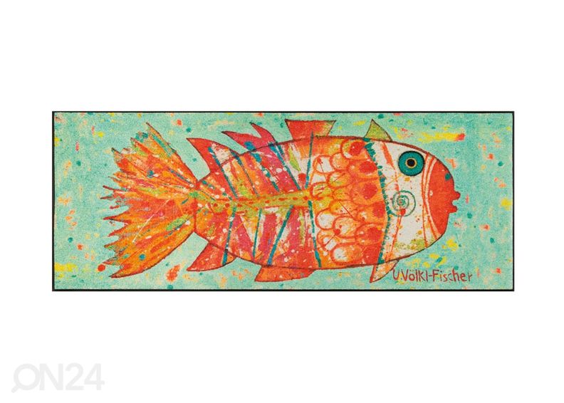 Matto FUNKY FISH 75x190 cm kuvasuurennos