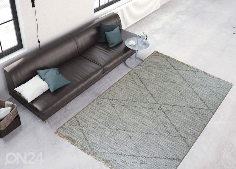 Matto Gipsy Blue 130x190 cm kuvasuurennos