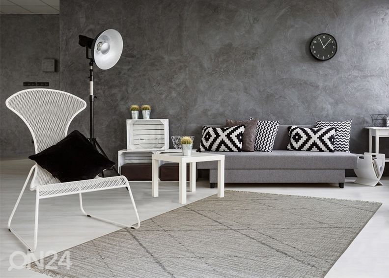 Matto Gipsy Grey 130x190 cm kuvasuurennos